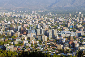 View of Santiago Chile