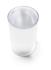 Water in clear cup