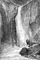 waterfall norway historical engraving 06