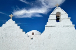 white church mykonos greece 9346