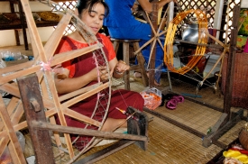 women making umbrellas thailand 2081