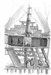 Working The Ship In Lafricain Historical Illustration