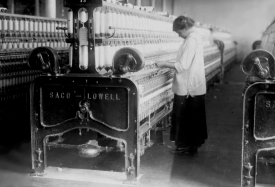 Young Spinner at a mill