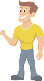 physically fit man clipart 2
