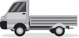 pickup van transportation gray color
