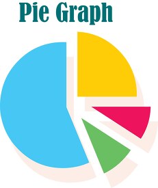 pie chart to show data clipart