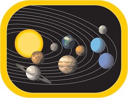 planets_around_sun_clipart.eps