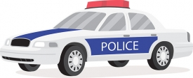 police patrol vehicle transportation gray clipart