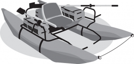 pontoon boat gray color