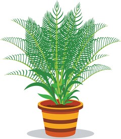 potted areca palm plants clipart