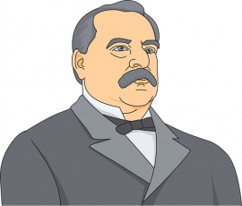 president grover cleveland clipart