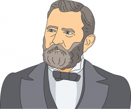 President Ulysses S Grant clip art