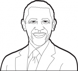 president-barack-obama-outline-clipart