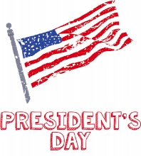 presidents day clipart flag
