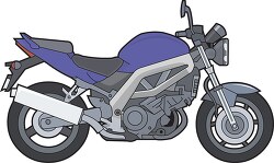 purple suzuki motorcycle clipart 815
