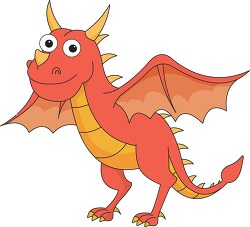 red dragon cartoon clipart