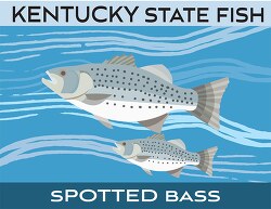 rhode island state fish striped bass clipart image