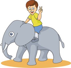 riding on elephant 04