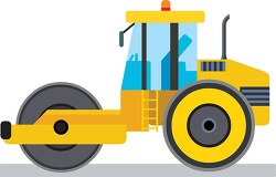 road roller construction and machinary clipart