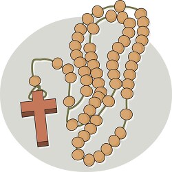 Rosary Beads Clipart