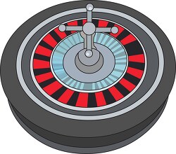 roulette wheel clipart