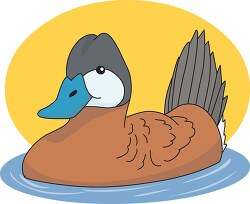 Ruby Duck Clipart