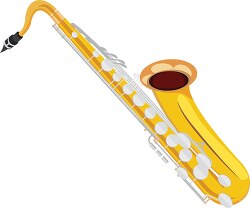 saxophone without background clipart