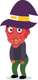 scarry looking halloween character clipart