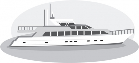 ship luxury yacht boat gray color