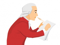 signing constitution animated clipart