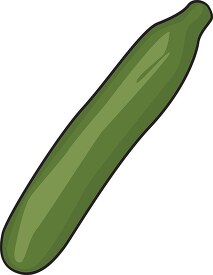 single cucumber clipart