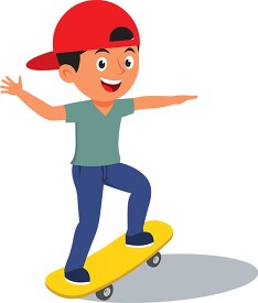 skateboarding clipart