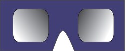 solar eclipse glasses clipart 2