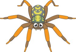 spider with fangs clipart
