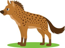 spotted scavenger hyena clipart
