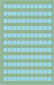 square pattern blue green