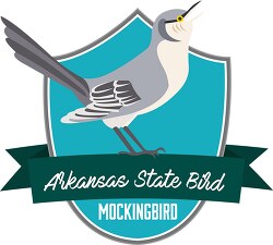 state bird of texas mockingbird clipart