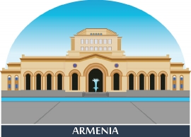 state history museum country of armenia clipart