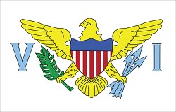 State of US Virgin Island flag