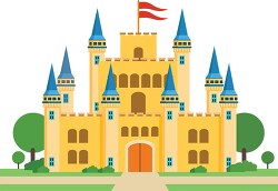 castle style fortress clipart