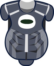 softball shield chest protector clipart