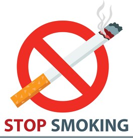 stop smoking sign clipart