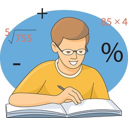 student solving mathematics problem
