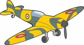 supermarine spitfire aircraft 23 clipart