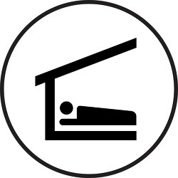 symbol services sleeping shelter