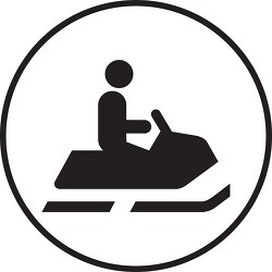 symbol snowmobile trail