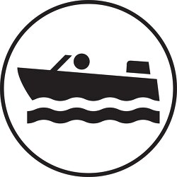 symbol water motorboating