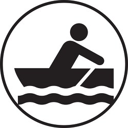 symbol water rowboating