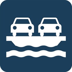 symbols services vehicle ferry color