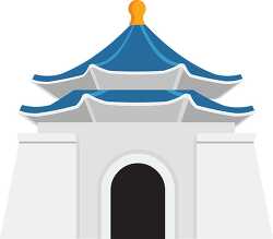 temple architecture taiwan clipart